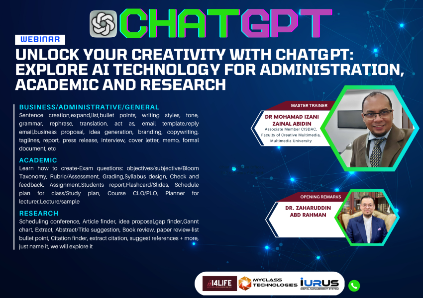 CHATGPT Ai Technology For Business, Academic & Research - MyCourse